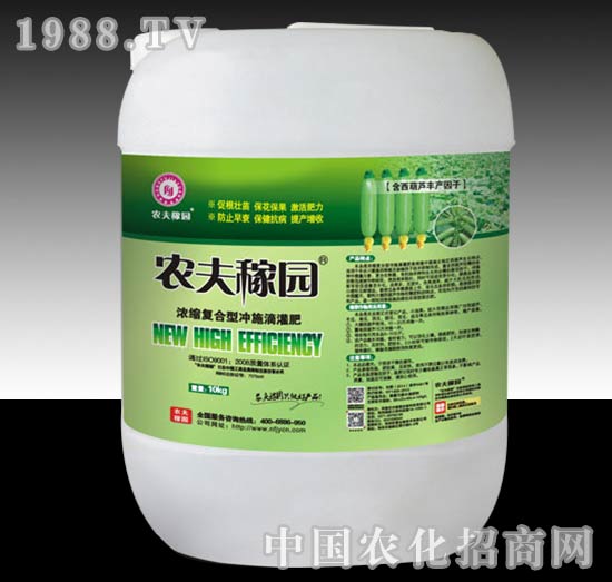 西葫蘆沖施肥-農夫稼園