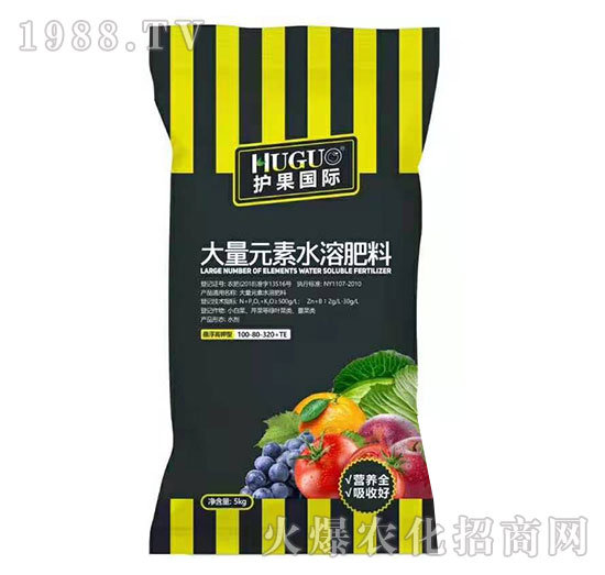 懸浮高鉀型大量元素水溶肥料（袋）-護(hù)果國(guó)際