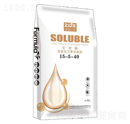 生物酶海藻全元素功能肥15-5-40-中農(nóng)恒大