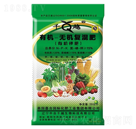 有機鉀肥-有機無機復(fù)混肥-千越生物
