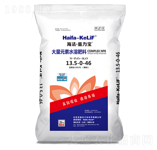 ����Ԫ��ˮ�ܷ���13.5-0-46-������������-�������W