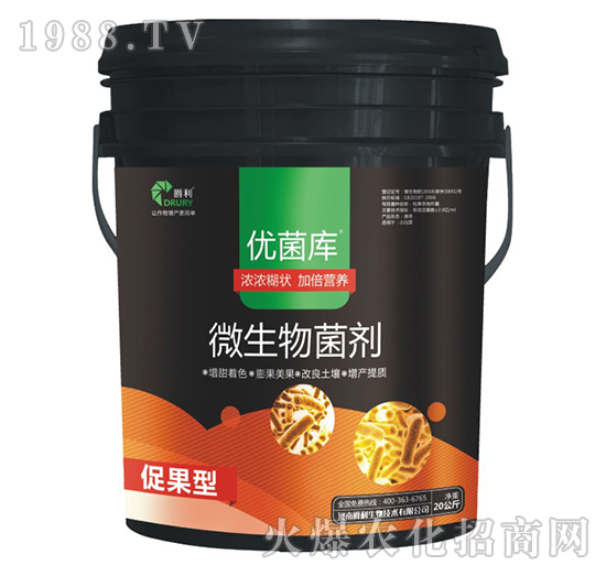 促果型微生物菌劑-優(yōu)菌庫-爵利