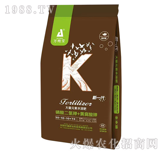 大量元素水溶肥30-10-10+TE-萬(wàn)地寶-農(nóng)富天下
