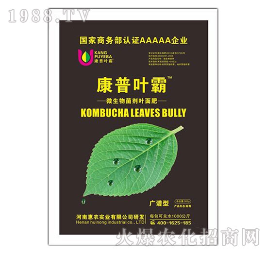 廣譜型微生物菌劑葉面肥-康普葉霸-惠農實業(yè)