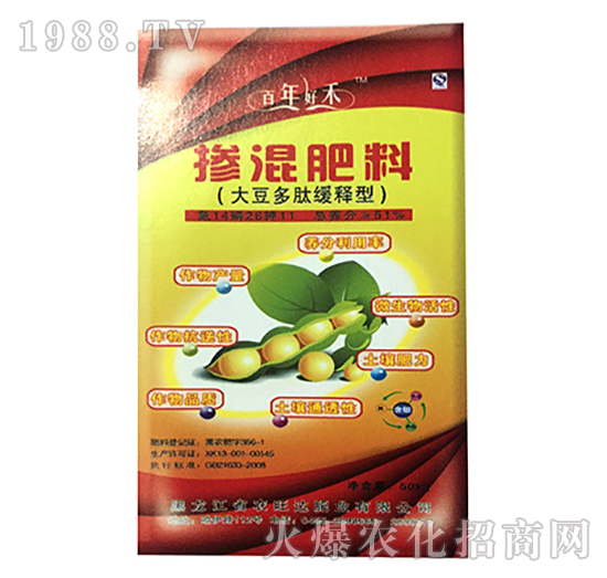 大豆多肽緩釋型摻混肥料-百年好禾-農(nóng)旺達肥業(yè)