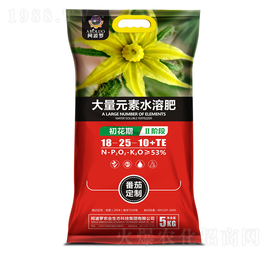 番茄初花期專(zhuān)用大量元素水溶肥-阿波羅
