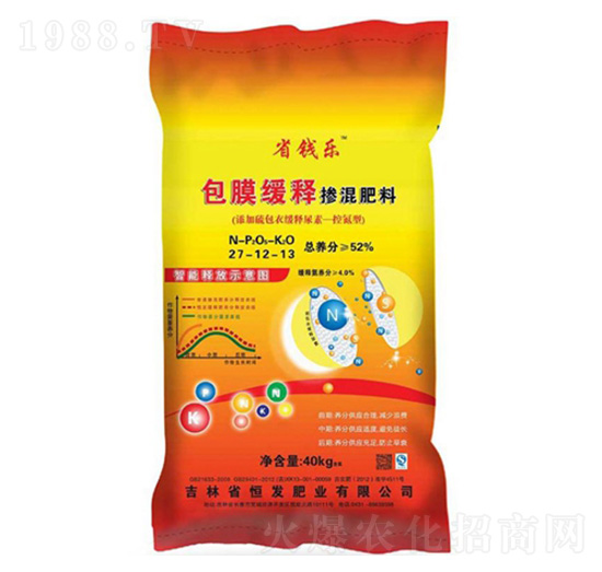 包膜控釋摻混肥料27-12-13-省錢樂-恒發(fā)肥業(yè)