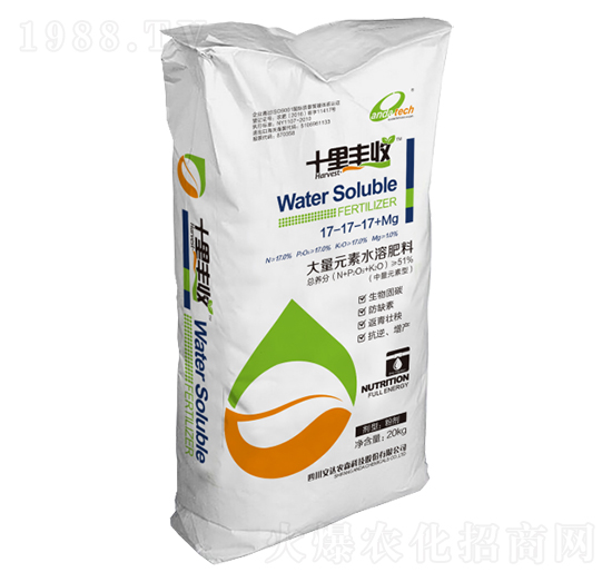 大量元素水溶肥料17-17-17+Mg-十里豐收-安達(dá)農(nóng)森
