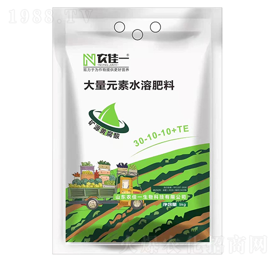 高氮型大量元素水溶肥30-10-10+TE-農佳一