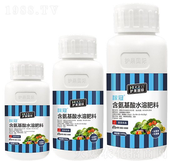 蔬菜優(yōu)選含氨基酸水溶肥料-稼冠-護(hù)果