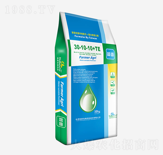 大量元素水溶肥30-10-10+TE 簍面311 法瑪農(nóng)業(yè)