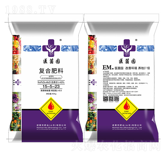 高塔硝硫基復(fù)合肥料15-5-23-醫(yī)菌園-諾曼克