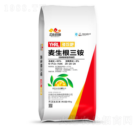 硫磷酸銨型20-20-20 麥生根三銨 云化潤磷