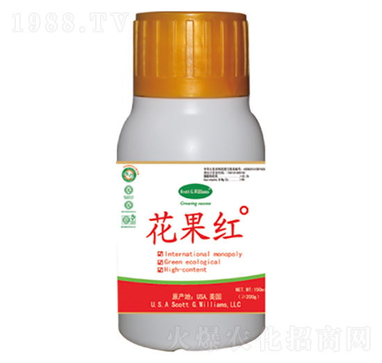 美國(guó)紅蛇果專用上色促進(jìn)劑-花果紅-大華墾