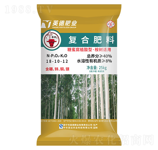 桉樹(shù)適用復(fù)合肥料18-10-12-德亞-和齊成農(nóng)業(yè)