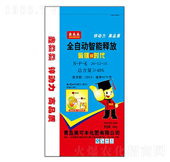 全自動智能釋放控釋肥26-12-10-美可豐