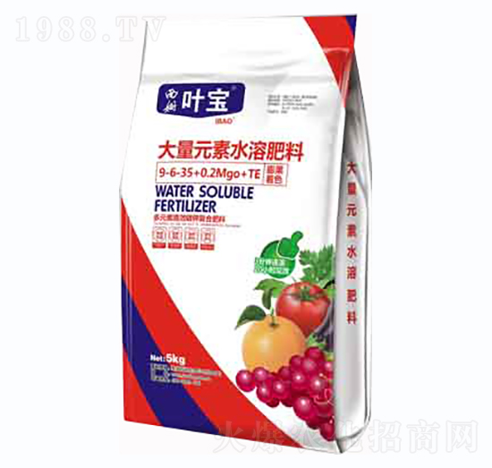 高鉀水溶肥9-6-35-寶葉植物