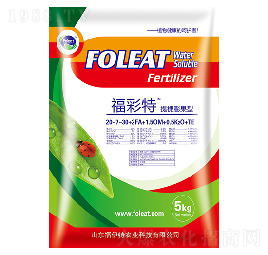 提棵膨果型水溶肥-福彩特-福伊特