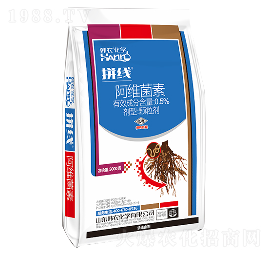 0.5%阿維菌素顆粒劑-拼線-韓農