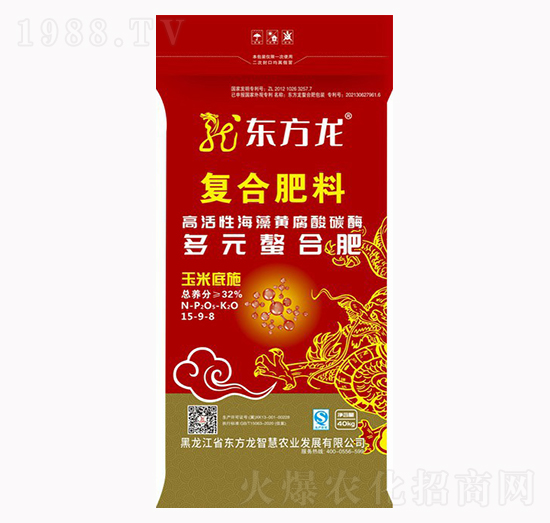 玉米底施多元螯合復(fù)合肥料15-9-8-東方龍