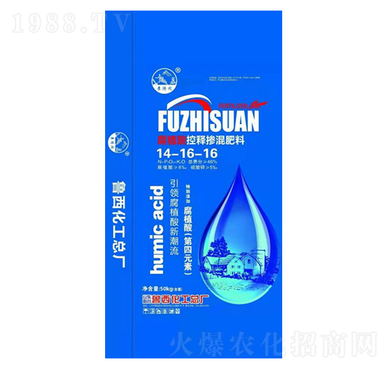 腐植酸控釋摻混肥14-16-16-益農農業(yè)