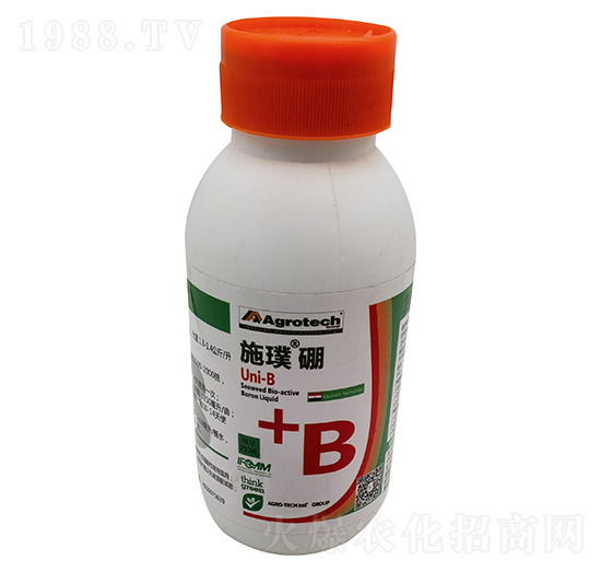 高濃度有機螯合活性硼原液-施璞硼-艾格泰克