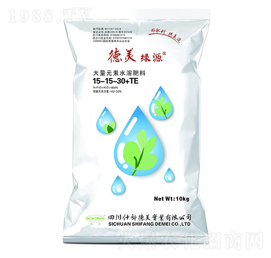 大量元素水溶肥料15-15-30+TE-德美綠源-德美實業(yè)