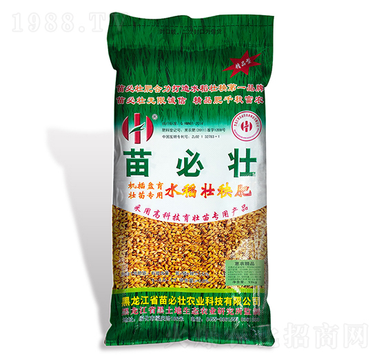 機(jī)插盤育壯苗專用水稻壯秧肥-苗必壯