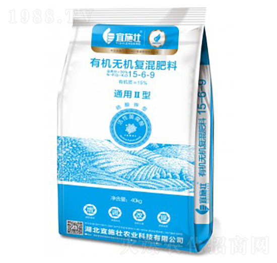 有機無機復(fù)混肥15-6-9-宜施壯