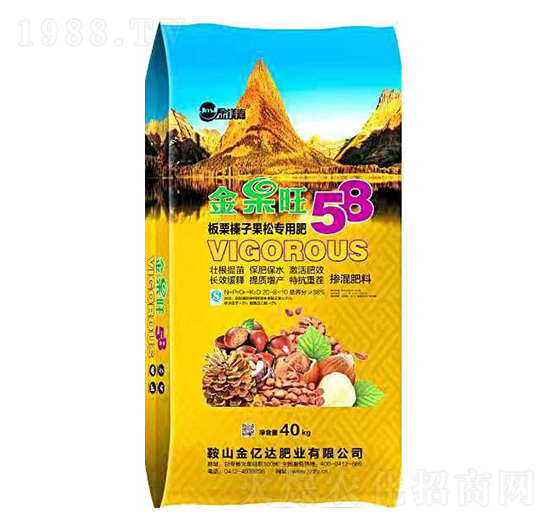 板栗榛子果松專用摻混肥料20-8-10-金果旺58-金每嘉-金億達(dá)肥業(yè)