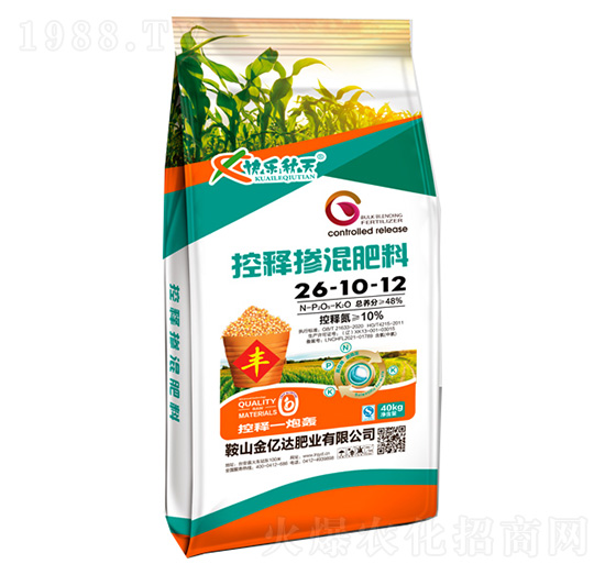 控釋摻混肥料26-10-12-快樂(lè)秋天-金億達(dá)肥業(yè)