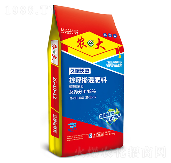 控釋摻混肥26-10-12-農大肥業(yè)