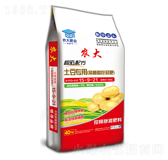 超級配方土豆專用控釋肥15-9-21-農(nóng)大肥業(yè)