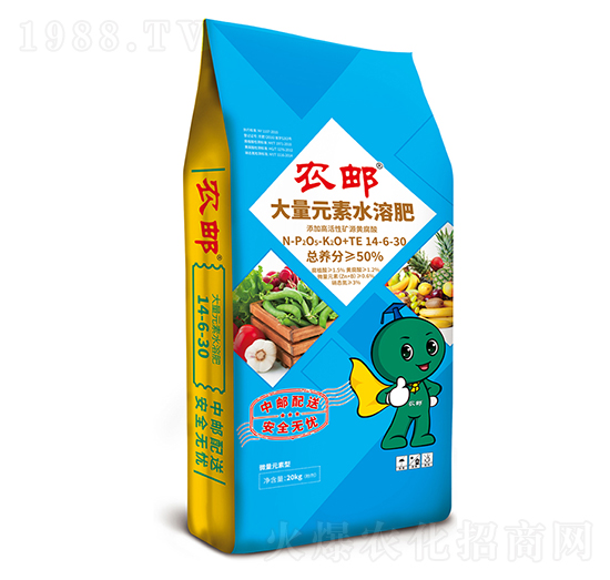 農(nóng)郵腐植酸滴灌肥14-6-30-農(nóng)大肥業(yè)