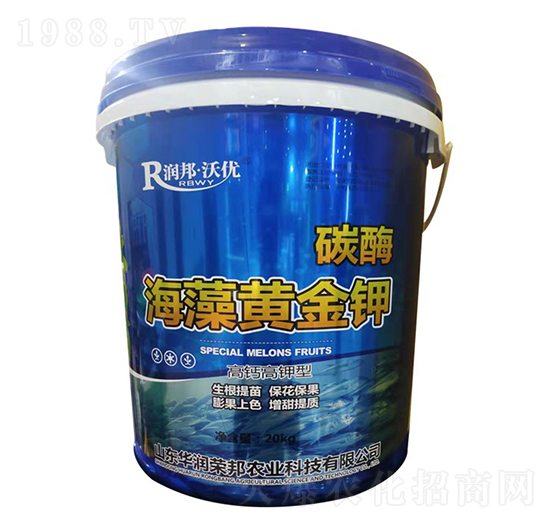 高鈣高鉀型碳酶海藻黃金鉀-潤邦·沃優(yōu)-華潤榮邦