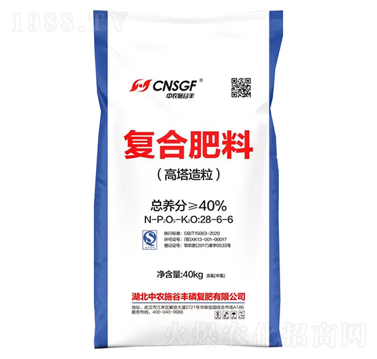 復合肥料(高塔造粒)28-6-6-中農(nóng)施谷豐
