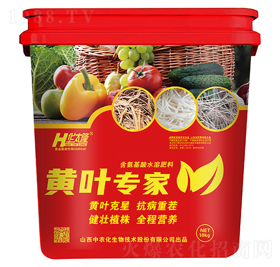 含氨基酸水溶肥料-黃葉專家-中農化