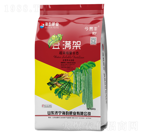 超濃縮螯合態(tài)全營養(yǎng)水溶肥-豆?jié)M架-海韻生物