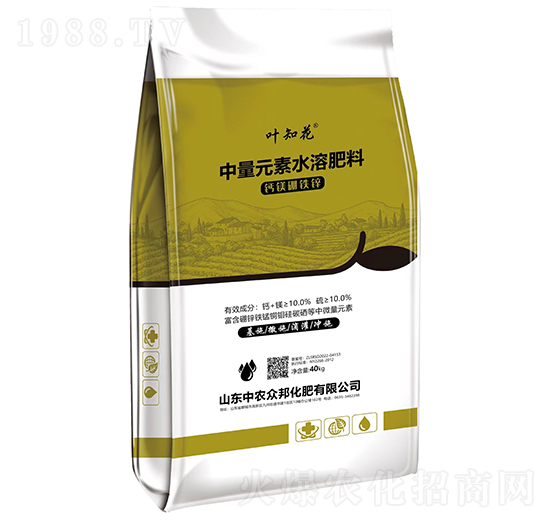40kg鈣鎂硼鐵鋅-葉知花-中農(nóng)眾邦