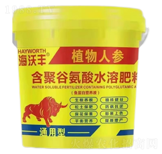 含聚谷氨酸水溶肥料-植物人參-海沃豐-海沃達(dá)生物