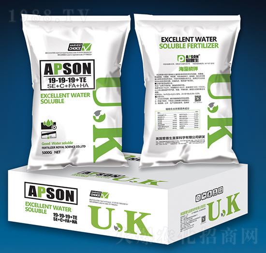 海藻磷鉀水溶肥19-19-19+TE-愛普生