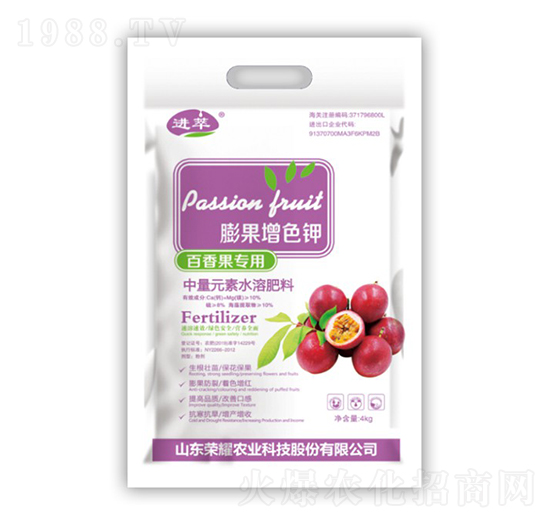 膨果增色鉀（百香果專用）-進萃-榮耀農(nóng)業(yè)