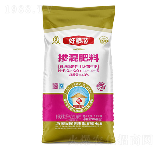 雙級穩(wěn)定性II型·花生專用摻混肥料14-14-15-好糧芯-貼心人肥業(yè)