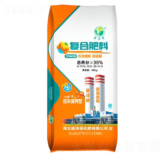 高塔造粒復合肥料30-0-5-盛澤源化肥