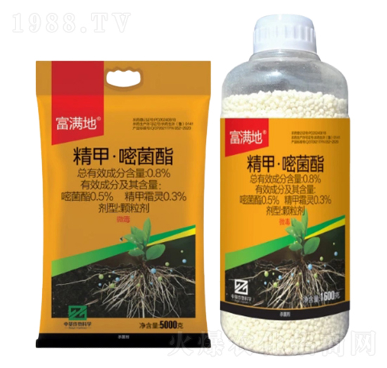 0.8%精甲·嘧菌酯顆粒劑（GR）-富滿地-中基作物科學