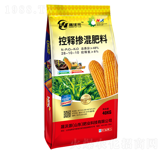 控釋摻混肥料28-10-10-晟沃源