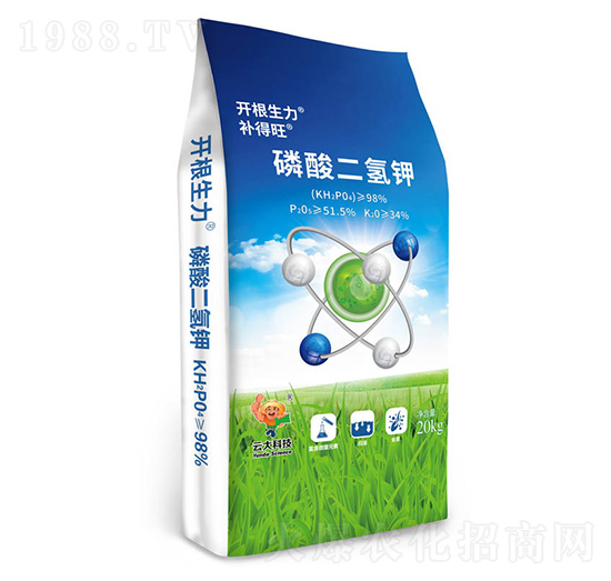 98%磷酸二氫鉀粉劑（20Kg）-開根生力·補(bǔ)得旺-云大科技