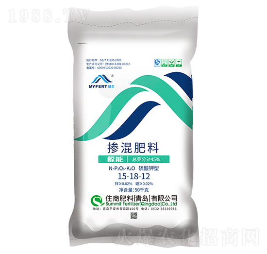 夢(mèng)豐控釋摻混肥15-18-12-住商肥料