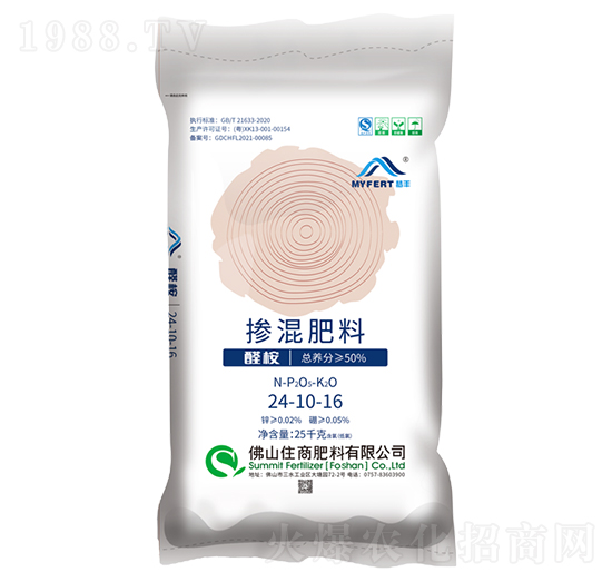 夢豐控釋摻混肥料24-10-16-住商肥料