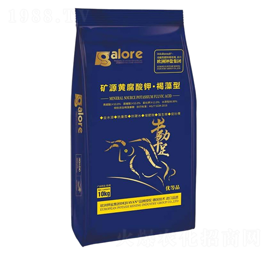 礦源黃腐酸鉀·褐藻型-德鉀鹽國際